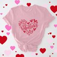 thumbnail image 1 of Cadeaux de la Saint-Valentin T-shirt Décontracté à Manches Courtes et Col Rond pour Femmes avec Imprimé Arbre de Noël, 1 of 6