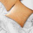 thumbnail image 4 of Birdeem Premium Velvet Pillow Cover, Soft and Smooth Cushion Cover, Decorative for Sofa, Chair, or Bed, 18x18 Inches Size with Hidden Zipper for Easy Use, 4 of 9