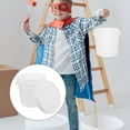 thumbnail image 3 of HLONK 2.2 Gal Bucket w/ Lid & Handle  All-Purpose Pail  Food Storage  10L White, 3 of 11