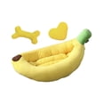 thumbnail image 2 of Milaget Dog Bed Banana Themed Machine Washable Four Season Comfortable Bed L, 2 of 9