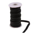 thumbnail image 2 of Bande Élastique Noire 12mm pour Cordon de Robe Pantalon Lingerie Couture, 2 of 9