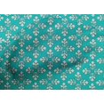 thumbnail image 4 of oneOone Cotton Poplin Fabric Floral Block Print Sewing Fabric BTY 56 Inch Wide, 4 of 4