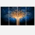 thumbnail image 2 of Fractal 3D Blue Dragon Flower - Abstract Canvas Art Print, 2 of 3