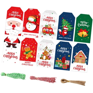 Christmas Tags Hanging Labels Tags Gift Tags Gift Wrap Tags for Wrapping Holiday 150pcs