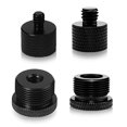 thumbnail image 1 of 4 Pièces Filetage Vis Adaptateur Pièces Filetage Vis 5/8 Pouces à 3/8 Pouces Mâle Femelle Convertir Trépied Raccord pour Haut-Parleurs Caméra Microphone, 1 of 7