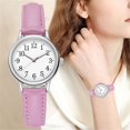 thumbnail image 1 of Sleek Minimalist With Strap Dial Women‘s Quartz Leather Watch Gift Watch, 1 of 2