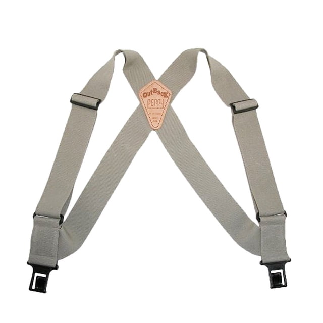 Perry Suspenders Bretelles 2 Pouces pour Hommes uBEE Outback Comfort Bretelles Ajustables - Beige, Régulier