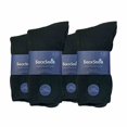 thumbnail image 2 of 12 Pairs Mens Non Elastic Ribbed Wide Top 100% Cotton Socks | Sock Snob, 2 of 2