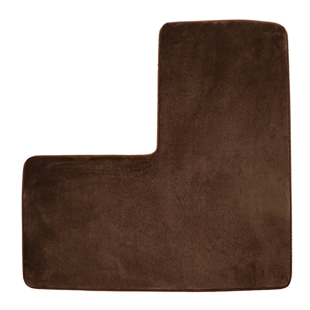 Product Classification Carpet | L Shaped Living Room Rug for Bedroom and Bath | Polyester Fiber Floor Mat with Non- Design and Durable Build