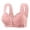 Pink, variant on Comfortable Large Cup Casual Home Wear Bra for Everyday Comfort and Support Without Underwire Fashion Back Shine
