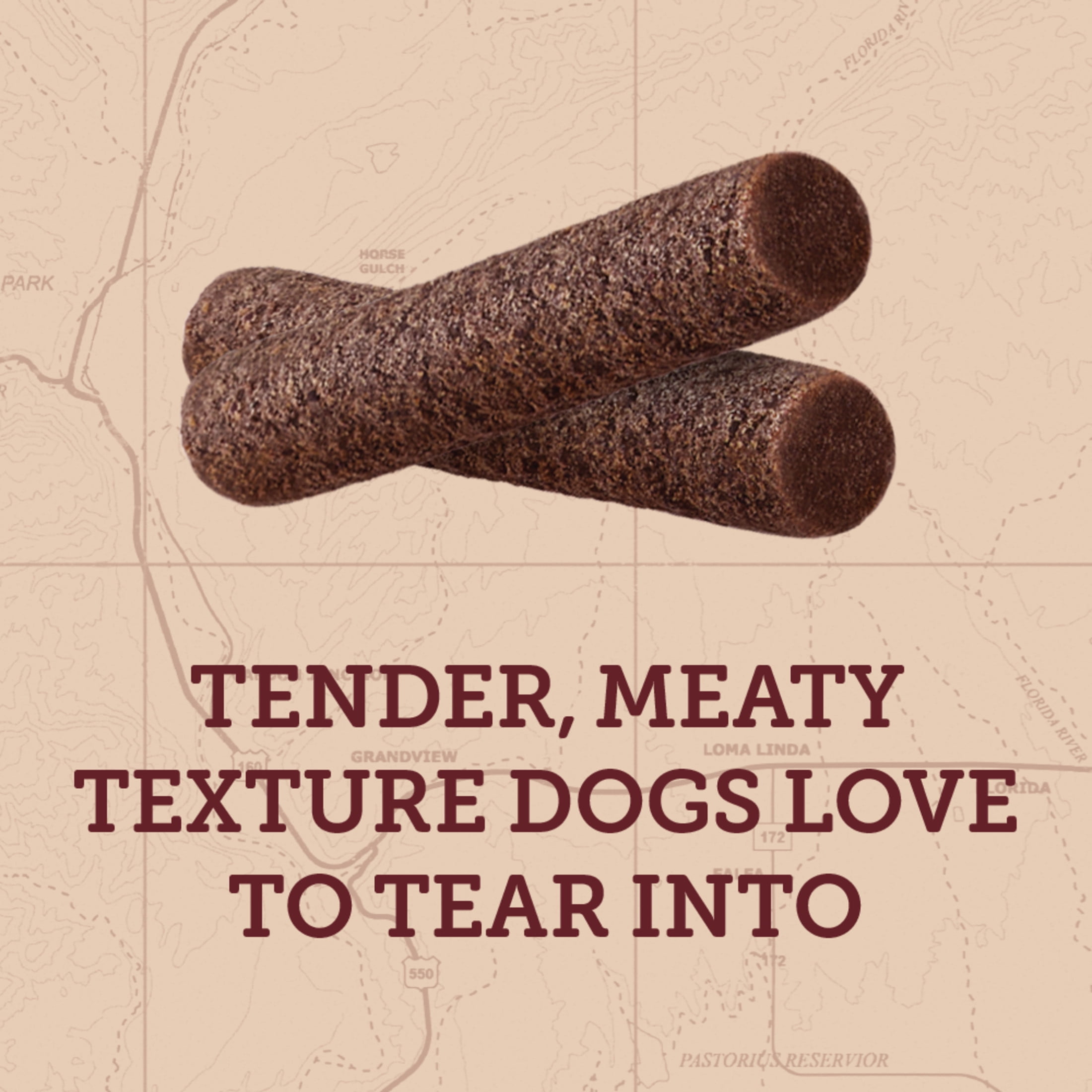 Zuke’s Bâtonnets Moelleux à la Viande Recette au Bœuf, Gâteries pour Chiens 170 g