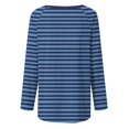 thumbnail image 5 of Birdeem Hauts pour Femmes Décontractés Été Manches 3/4 Femmes Décontractées Manches Longues Col Rond Hauts Blouse Ample Imprimé Graphique Chemise Hauts et Blouses Été, 5 of 5