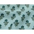 thumbnail image 4 of oneOone Viscose Jersey Fabric Leaves & Floral Block Print Fabric BTY 60 Inch Wide, 4 of 4