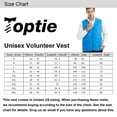 thumbnail image 3 of TOPTIE Adult Volunteer Work Vest Event Supermarket Apron Vests - White, 3 of 5