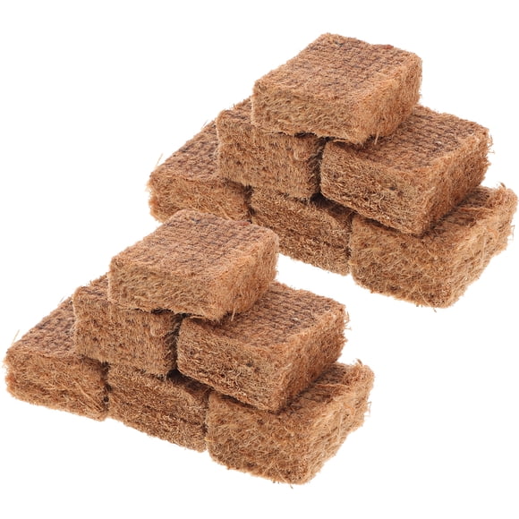 Milisten 10pcs Charcoal Starter Cubes for Outdoor BBQ Fireplace and Campfires Fire Starters for Grills and Fire Pits Lightweight Fire Starters