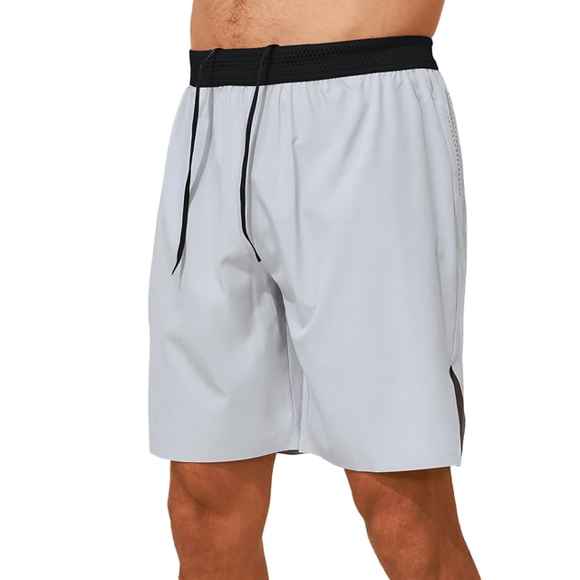 Diufon Men's Athletic Shorts Drawstring Waisted Outdoor Sport Shorts Spring Summer Hiking Shorts with Pockets
