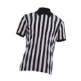 thumbnail image 3 of TISHITA Mens Striped Referee Shirt Breathable Summer Top for Fishing Travel Football L, 3 of 8