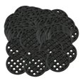 thumbnail image 4 of Almencla Rond Noir Pot de Fleurs Trou Maille Coussin, Bonsaï Sol Maille Tapis pour le Drainage et 2.5cm_100Pcs, 4 of 6