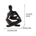 thumbnail image 2 of Meitianfacai Statue de Lecture Abstraite Étagère Décorative Ornement de Bureau, 2 of 2
