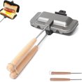 thumbnail image 1 of Hot Dog Pocket Maker, Double-Sided Flip Pocket Pan, Nonstick Sealed Sandwich & Hot Dog Toaster, Double-Sided Removable Sandwich Baking Pan, Flip Grill Pans, Portable Sealed Grill Pans (1 Pcs), 1 of 7