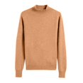 thumbnail image 2 of VgaVtl Cotton Womens Sweater Turtleneck Long Sleeve Womens Sweaters Fall Gold Relaxed Fit Knit Solid Color Layering Sweaters, 2 of 7