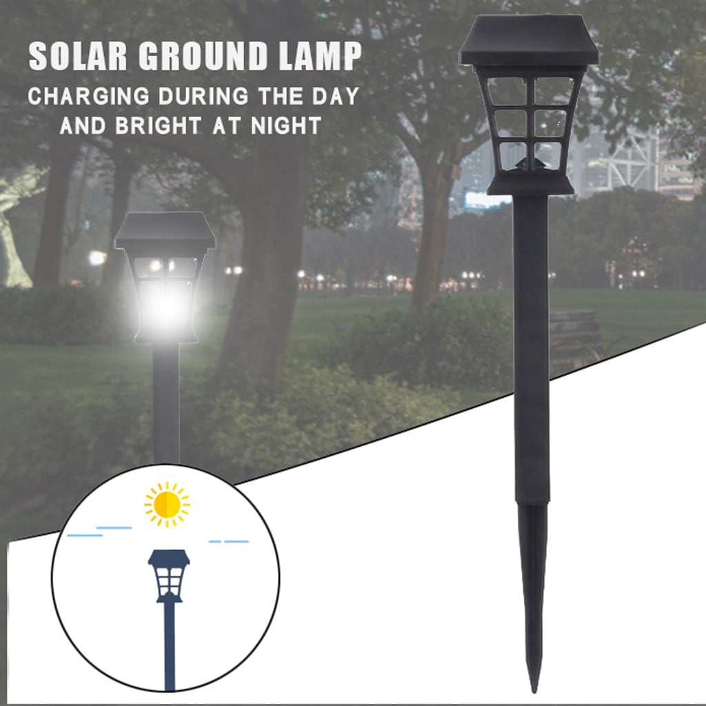 Dvkptbk Solar Outdoor Lights LED Solar Lights for Sidewalks Lawns, and Courtyards Garden Decor on Clearance