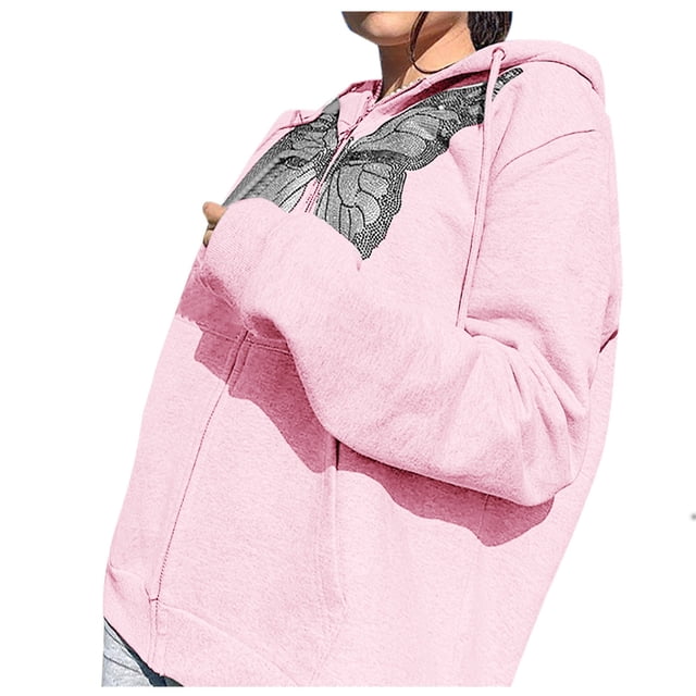 CEHVOM Cardigan à Fermeture Éclair pour Femmes, Mode, Coupe Ample, Imprimé, Liquidation