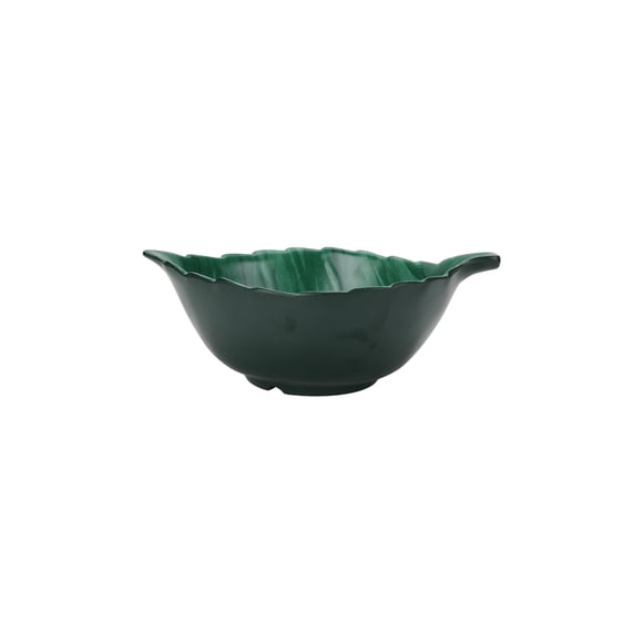 Hometrends Grand Bol Feuille en Bambou Mélamine Vert 10.25 Inch