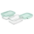 thumbnail image 4 of Ello Color Lock 3.4 Cup 2 Pack Glass Meal Prep Containers with Locking Lids, 4 of 4