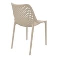 thumbnail image 2 of Siesta ISP014-DVR Chaise de Salle à Manger Extérieure à Air Dove Gris - Ensemble de 2, 2 of 10