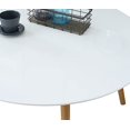 thumbnail image 3 of Convenience Concepts Oslo Round Coffee Table, Glossy White, 3 of 5