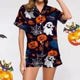 thumbnail image 2 of Kcodviy Pyjama Décontracté d'Halloween Imprimé pour Femmes Ensemble de Pyjama pour Femmes Pyjama et Short Ensemble Short Pyjama pour Femmes Tenue de Nuit pour Femmes Ensemble de Tenue de Nuit Tenue de Nuit, 2 of 6