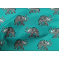 thumbnail image 4 of oneOone Cotton Poplin Fabric Elephant Block Print Sewing Fabric BTY 42 Inch Wide, 4 of 4