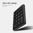thumbnail image 1 of Clavier Numérique Sans Fil Bluetooth Universel 19 Touches Mini Pavé Numérique pour Fournitures de Comptabilité PC, 1 of 7