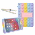 thumbnail image 1 of Case For Ipad 9th Generation Case - Bubble Fidget Sensory Ipad 9 10.2" Case For Kids Stylish Rainbow Soft Release Stress Shockproof Case With Fold Stand, 1 of 5