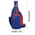 thumbnail image 4 of Mens Canvas Sports Waist Bag Casual Fashion Large Capacity Storage Waist Bag, 4 of 5