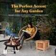 thumbnail image 4 of All Things Cedar 2 Ft Box Planter, Elevated Outdoor Garden Bed, Natural, 4 of 7