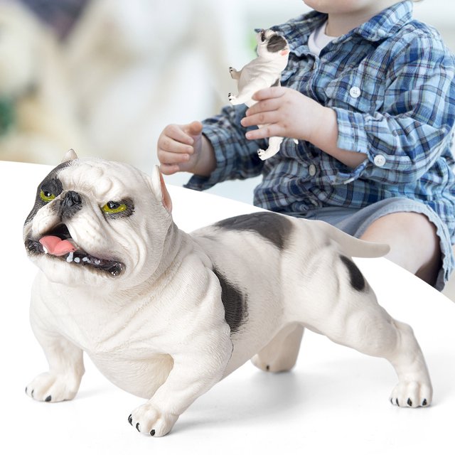 Modèle de Chien Jouet Éducatif, Jouet Modèle Animal, Décoration de Bureau Durable pour