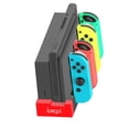 thumbnail image 1 of 4 in 1 Game Controller Charger Charging Dock Stand Station Holder for Switch Joy-Con Game Console with Indicator, 1 of 9