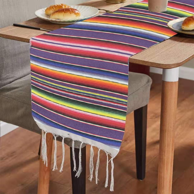 Tables de Pique-Nique pour l'Extérieur, Chemin de Table en Nappe Couverture Tissée Multifonctionnelle Couverture de Conditionnement Couverture de Camping Couverture de Pique-Nique Convient pour la Maison l'Extérieur l'École le Bureau