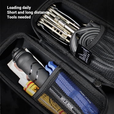 Bike Tool Bag Bike Storage Capsule Waterproof EVA Hard Shell Cycling Repair Tool Bag Pouch with Zipper