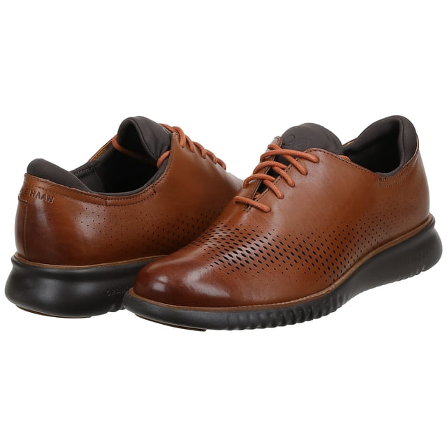Cole Haan Oxford à Embout Ailé 2.Zerogrand à Laser pour Hommes, Doublé, Couleur Britannique Tan/Java, 13 US