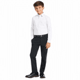 thumbnail image 1 of Kenneth Cole Chemise Habillée pour Jeunes, Manches Longues, Coupe Classique, Blanc, 1 of 4