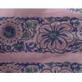 thumbnail image 4 of oneOone Georgette Viscose Fabric Leaves & Floral Block Print Sewing Fabric BTY 42 Inch Wide, 4 of 4
