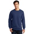 thumbnail image 1 of Port & Company ®  Fan Favorite Fleece Crewneck Sweatshirt. Pc850 M Team Navy, 1 of 1