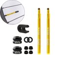 thumbnail image 4 of Tubeless s Stem, Aluminum Alloy Bike Vacuum Tire Rim Extension , 2Pcs 80mm, 4 of 8