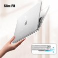 thumbnail image 4 of Tianle Case Compatible with MacBook Air 15 Inch A3114 A2941 (2023 2024 Release) - Protective Snap On Hard Shell Cover Compatible with MacBook Air 15.3" M2 M3 Chip, Glittering Clear, 4 of 8