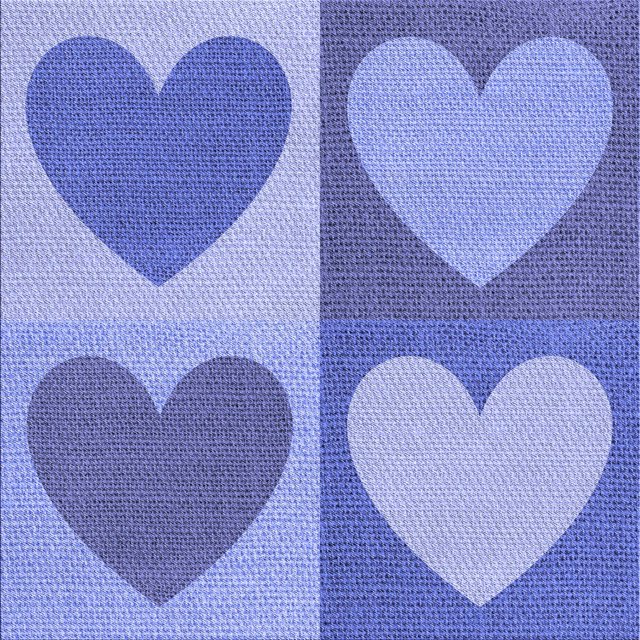 Ahgly Company Tapis de Zone Lavable en Machine Carré Transitionnel Jeans Bleu, 7 Pieds Carré