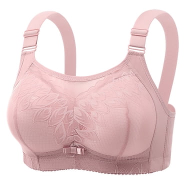 Plus Size Full Coverage Bras for Women No Underwire Wireless Bras Push Up Supportive Bra Everyday Bralettes