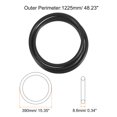 thumbnail image 2 of Unique Bargains Universal Sewing Machine Motor Stretch Belt 1225mm 48" Perimeter, 8.6mm Belt Thick, 2 of 5